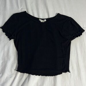 Black crop top!